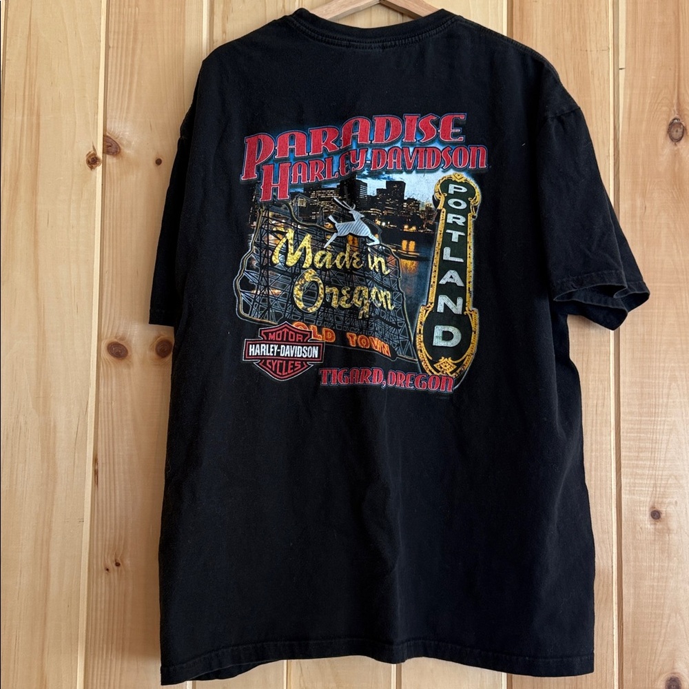 🔥 2010 Harley-Davidson Tigard, Oregon Dealer Tee 2XL